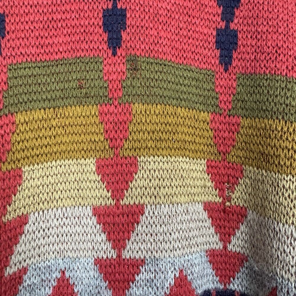 Vintage Pendleton High Grade Western Wear Sweater Size S Chief Joseph Aztec 70s - Picture 11 of 12
